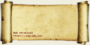 Josif Perunac vizit kartica